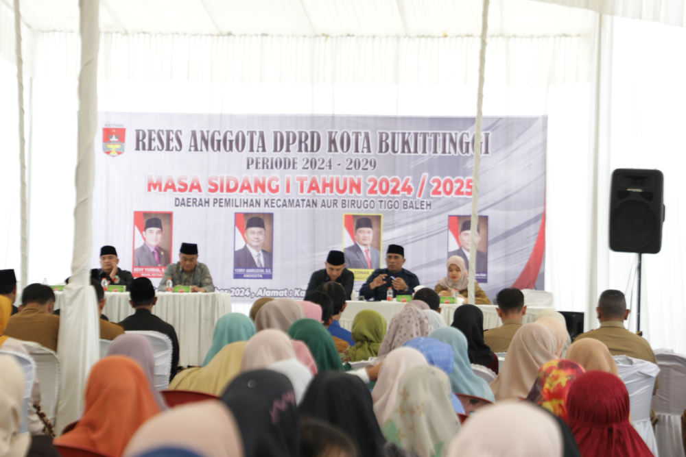 Anggota DPRD Kota Bukittinggi Dapil ABTB Terima Aspirasi Warga Masyarakat