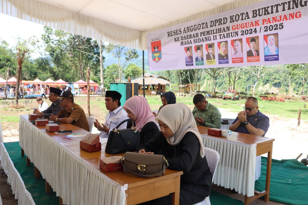 Tujuh Anggota DPRD Bukittinggi Dapil GP, Reses di Objek Wisata Tapian Tabiang Barasok