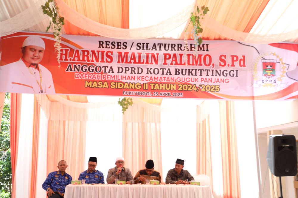 Reses Silaturrahmi Anggota DPRD Bukittinggi Arnis Malin Palimo, Warga Tekankan Kebersihan Sampah dan Premanisme 