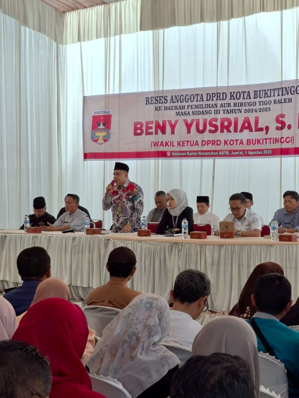 Warga ABTB Soroti Infrastruktur, Ekonomi, dan Pendidikan dalam Reses Beny Yusrial