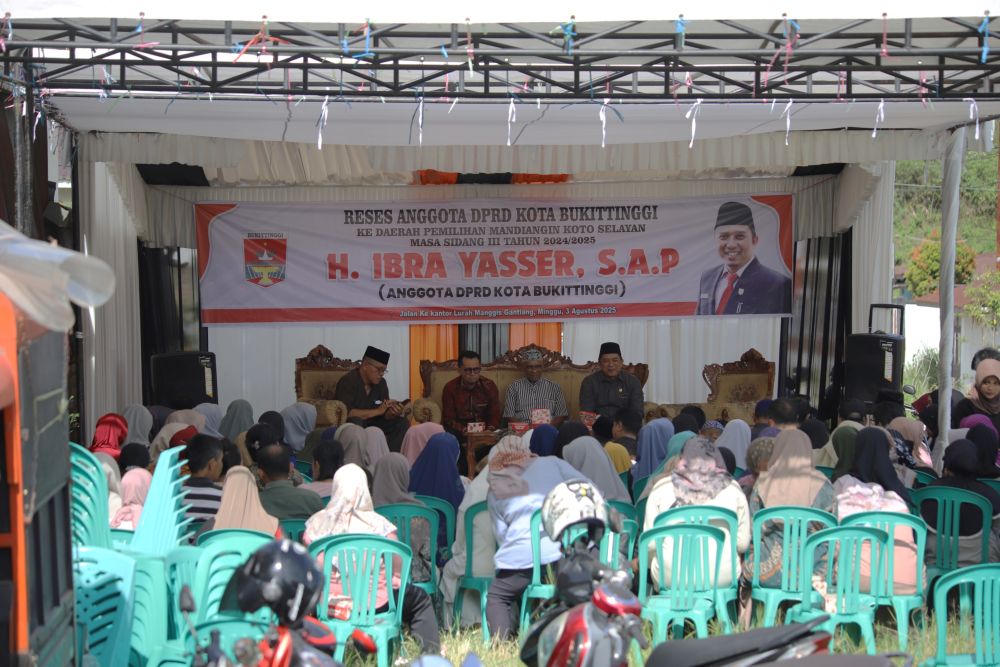 Anggota DPRD H. Ibra Yaser Serap Aspirasi Warga Manggis Gantiang, Fokus pada Infrastruktur dan Pemerataan Bantuan