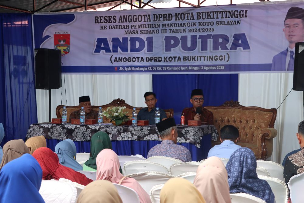 ANGGOTA DPRD ANDI PUTRA JEMPUT ASPIRASI WARGA CAMPAGO IPUH 