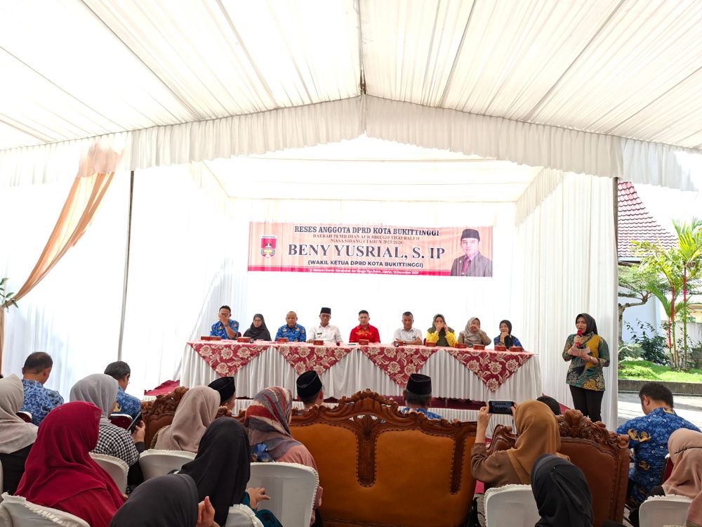 RESES ANGGOTA DPRD KOTA BUKITTINGGI MASA SIDANG I TAHUN 2025/2026 ATAS NAMA BENY YUSRIAL, S.IP