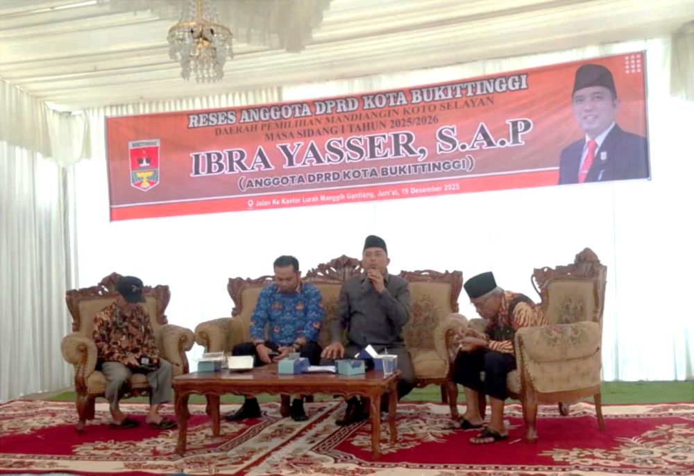 Reses Anggota DPRD Kota Bukittinggi Dapil Mandiangin Koto Selayan Serap Aspirasi Masyarakat