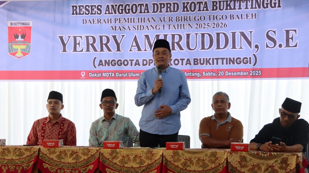 Reses DPRD Kota Bukittinggi Perkuat Dialog dengan Masyarakat ABTB