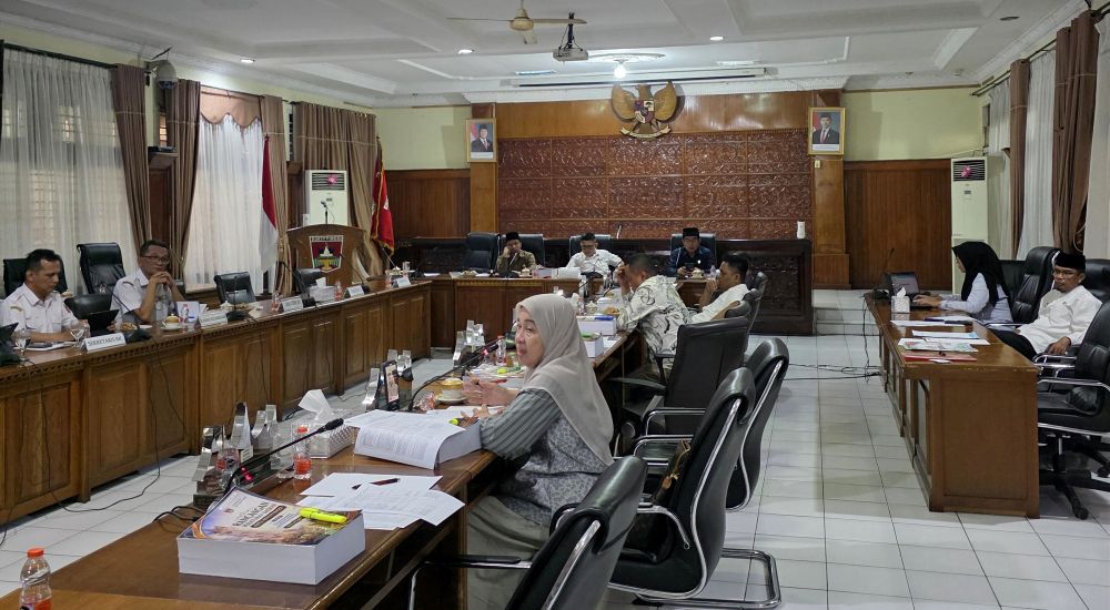 Banggar DPRD dan TAPD Matangkan Ranperda Pertanggungjawaban Pelaksanaan APBD Tahun Anggaran 2025